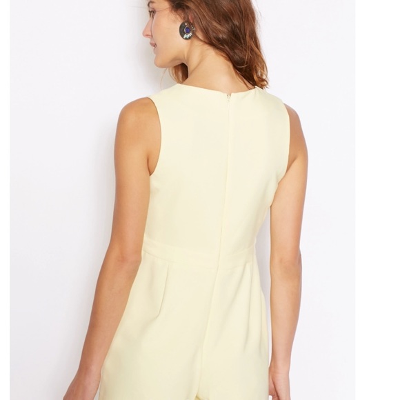 Miss Selfridge Petite Scalloped Wrap Front Romper - Picture 4 of 9